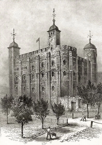 The White Tower, central tower at the Tower of London, from London Pictures
