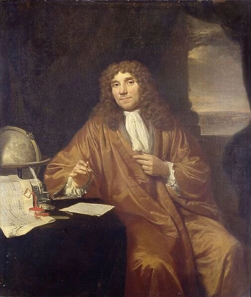 Portrait Anthonie van Leeuwenhoek Natural Philosopher