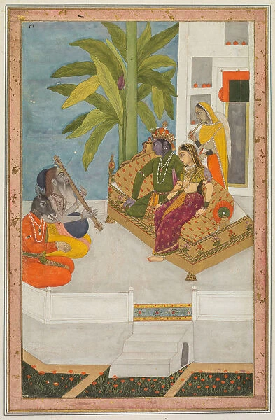 Sri Raga Illustration Ragamala Series 1740 India