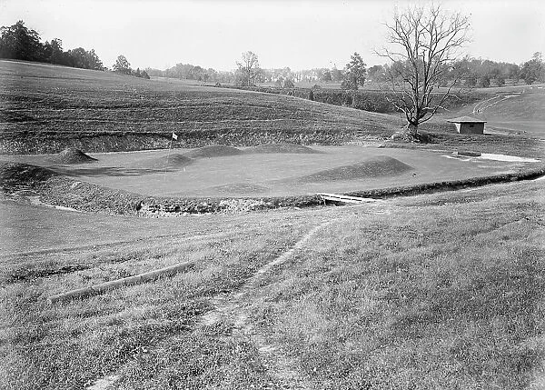 Columbia Country Club - Golf Links, 1912. Creator: Harris & Ewing. Columbia Country Club - Golf Links, 1912. Creator: Harris & Ewing