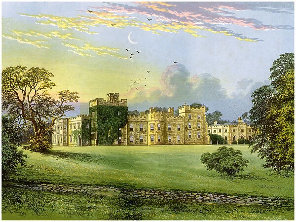 Hornby Castle, Yorkshire, home of the Duke of Leeds, c1880