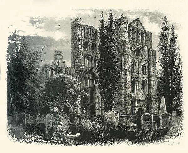 Kelso Abbey, c1870