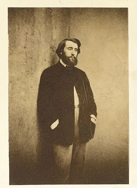 Portrait of Edmond Cottinet (1824-1895), c. 1848-50. Creator: Gustave Le Gray (French, 1820-1884)