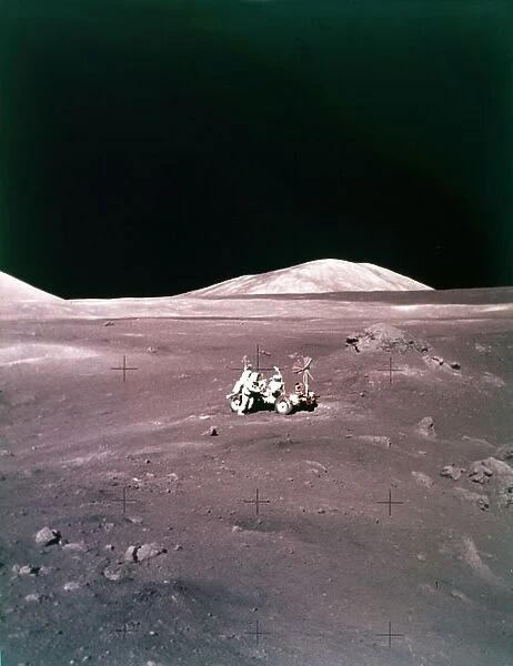 The Taurus-Littrow landing site, Apollo 17 mission, December 1972. Creator: NASA