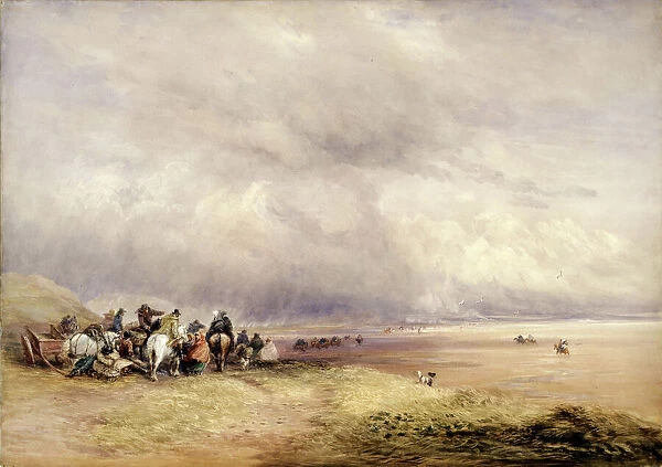 Ulverston Sands, 1835. Creator: David Cox the elder