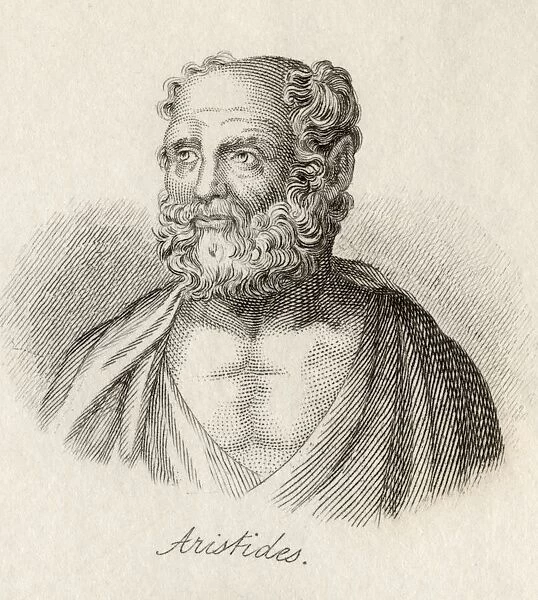 Aristides, C. Ad 140. Athenian Christian Philosopher. Engraved By J. W. Cook