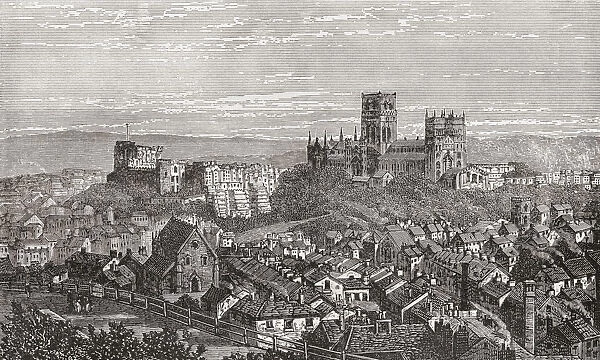 Durham Cathedral And Castle, England In The Late 19Th Century. From Our Own Country Published 1898