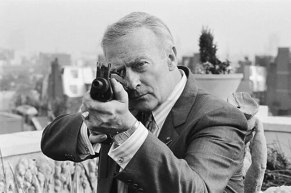 British actor Edward Woodward, who plays ex-agent Robert McCall in the American