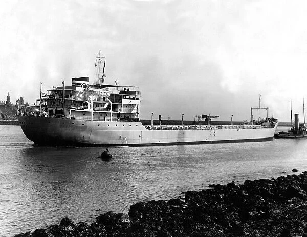 Ship motor ore carrier 1, 500-tons Prospector built by R and W Hawthorn Leslie and Co Ltd