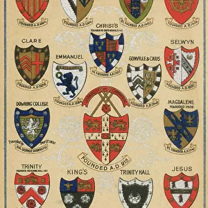 Arms of the Principal Colleges of Cambridge University