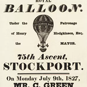 Balloon event, Charles Green, Stockport