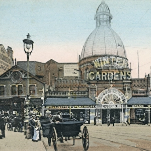 Blackpool - Entrance to the Winter Gardens