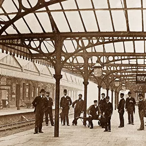 Burnley Bank Top Railway Station early 1900s