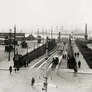 Ferry at Liverpool Docks