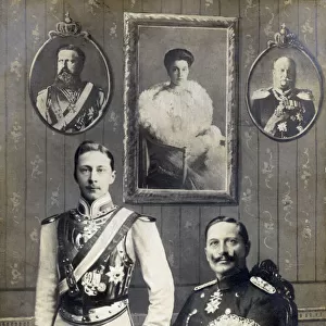 The First Grandchild - three generations of German Royalty, Grandfather Kaiser Wilhelm II