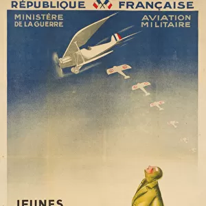 French recruitment poster for pilots