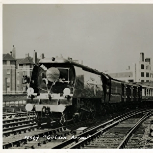 Golden Arrow Railway Locomotive & Train