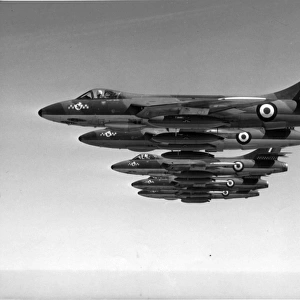 Hawker Hunter F6s of No92 Squadron