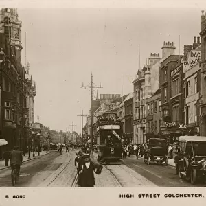 High Street, Colchester, Essex, England. Date: 1915
