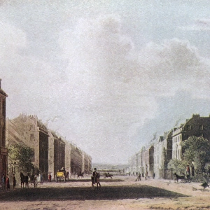 Langham Place and Portland Place, c. 1805
