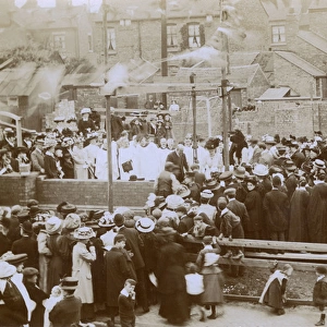 Laying of the Foundation Stone for a Religious School