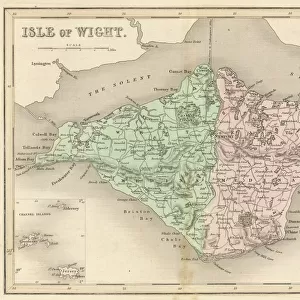 Map / Isle of Wight C1857