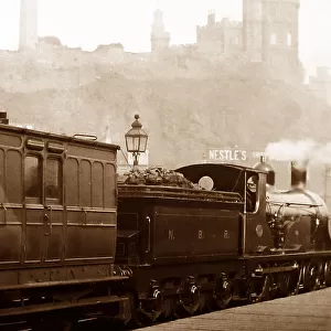 North British Railway locomotive in Edinburgh