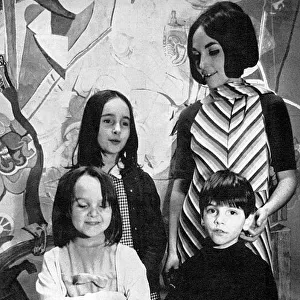 Paula Rego and her three children