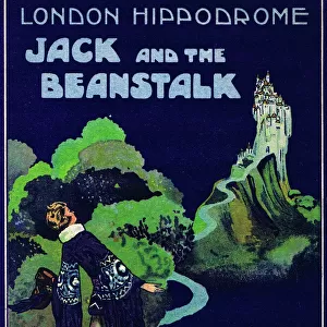 Programme cover for Jack in the Beanstalk, 1921