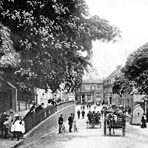 Tamworth Castle Entrance early 1900s