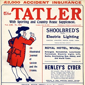 Tatler internal cover, 22nd July 1914
