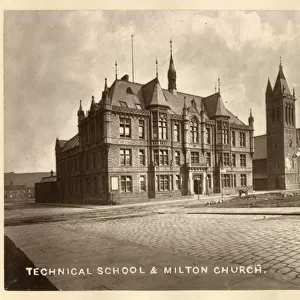Technical School and Milton Church, Huddersfield