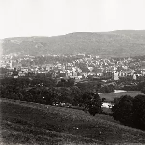 Town and moor of Ilkley, Yorkshire