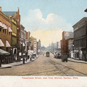 Tuscarawus Street, Canton, Ohio, USA