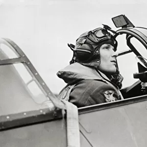 WW2 Fighter Air Ace Red Tobin of 71 Eagle Squadron Sitti?