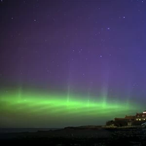 Aurora borealis, Whitley Bay, UK