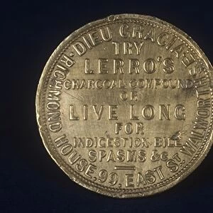 Token for charcoal compound, 19th century C017 / 0717