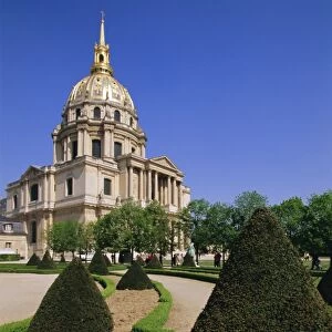 Eglise du Dome, Napoleons tomb, Hotel des Invalides, Paris, France, Europe