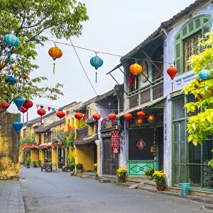 Old buildings in Hoi An Ancient Town, UNESCO World Heritage Site, Hoi An, Quang Nam Province