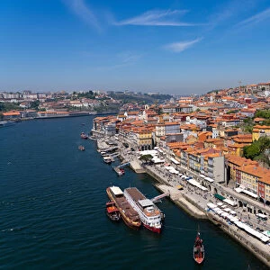 River Douro and city, Porto, Portugal, Europe