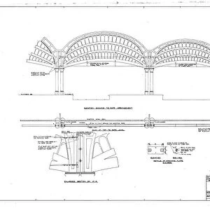 York Station End Screens Stage 1 - Rope Arrangements and Arches [c1971]