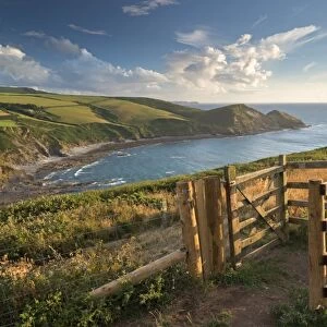 Kissing Gate on the South West Coast Path near Crackington Haven, Cornwall, England
