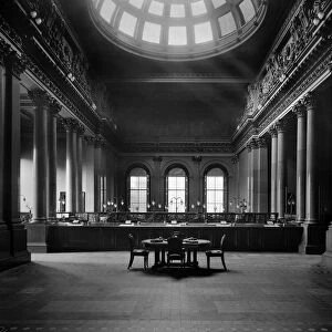 View of the Banking Hall at the British Linen Bank, St Andrews Square, Edinburgh