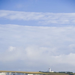United Kingdom, Dover. The famous white cliffs of Dover along the coast