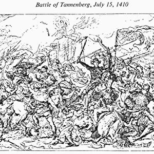BATTLE OF TANNENBERG, 1410. The defeat of the knights of the Teutonic Order by Polish