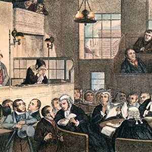 CRUIKSHANK: TEMPERANCE. From the Bar to the Gin Shop to the Bar of the Old Bailey