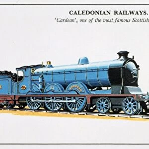 Caledonian Railways Steam locomotive Cardean, 4-6-0, 1906. Designed by