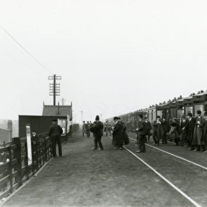 Aintree Racecourse station, Lancashire & Yorkshire Railway, November 1912