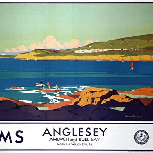 Anglesey, LMS poster, 1923-1947