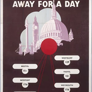 Away for a Day - Book Here and Now, BR (WR) poster, 1949